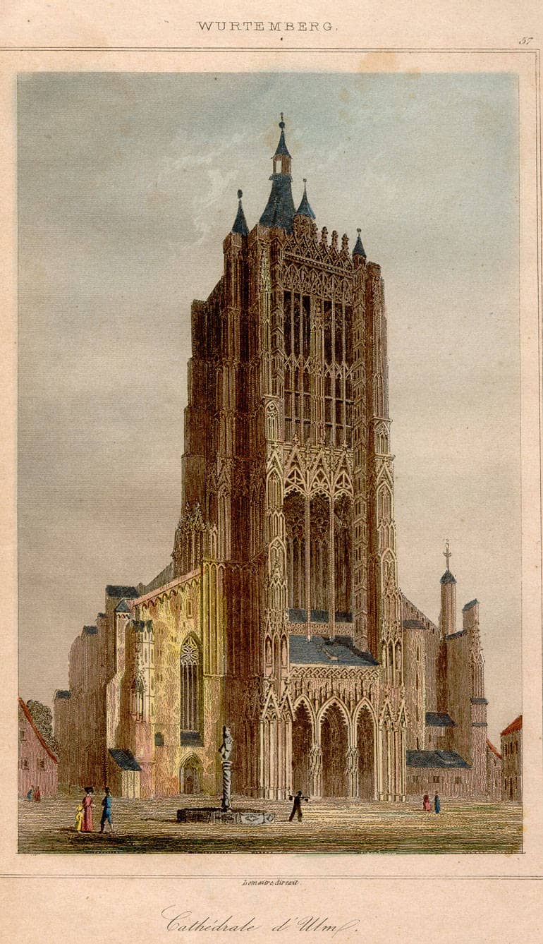 Historical view of the minster