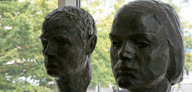 Bronze busts