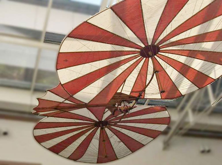 The flying machine of Berblinger